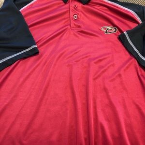 Arizona Diamondbacks Red and Black polo shirt